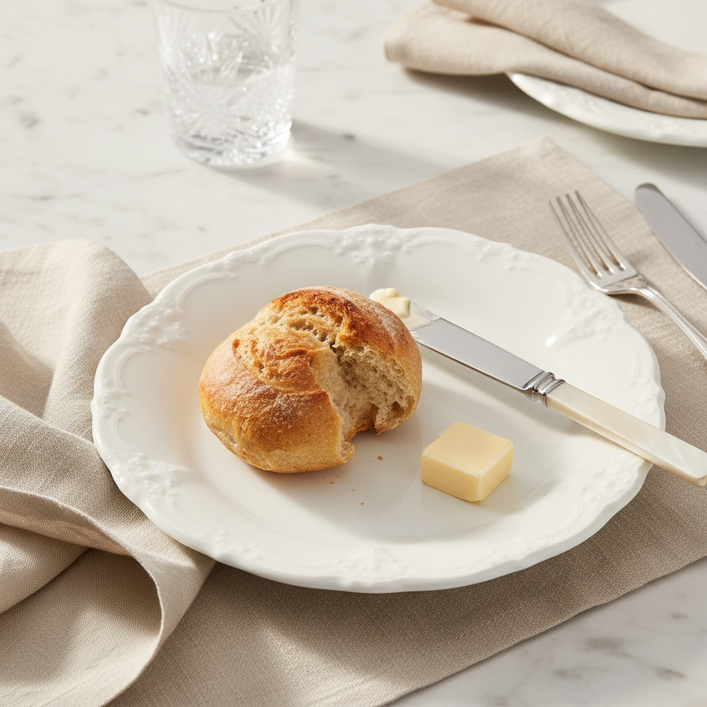 Baronesse White Bread & Butter Plate - Lifestyle
