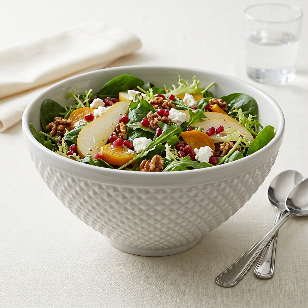 Bicos Mineral Grey Salad Bowl ambientado