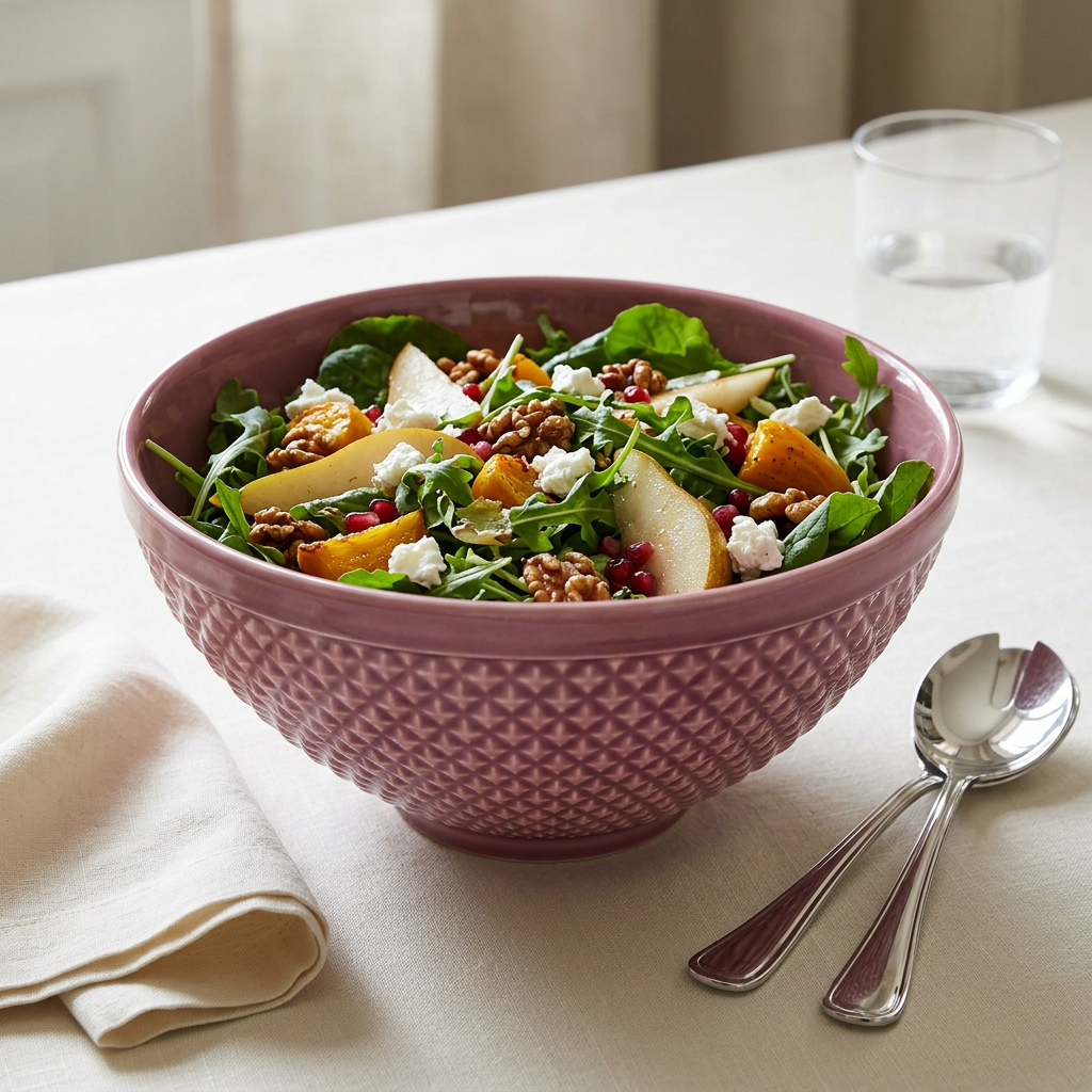 Bicos Pink Salad Bowl ambientado