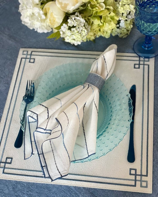 Porto - Napkin Navy Periwinkle (Set of 8)