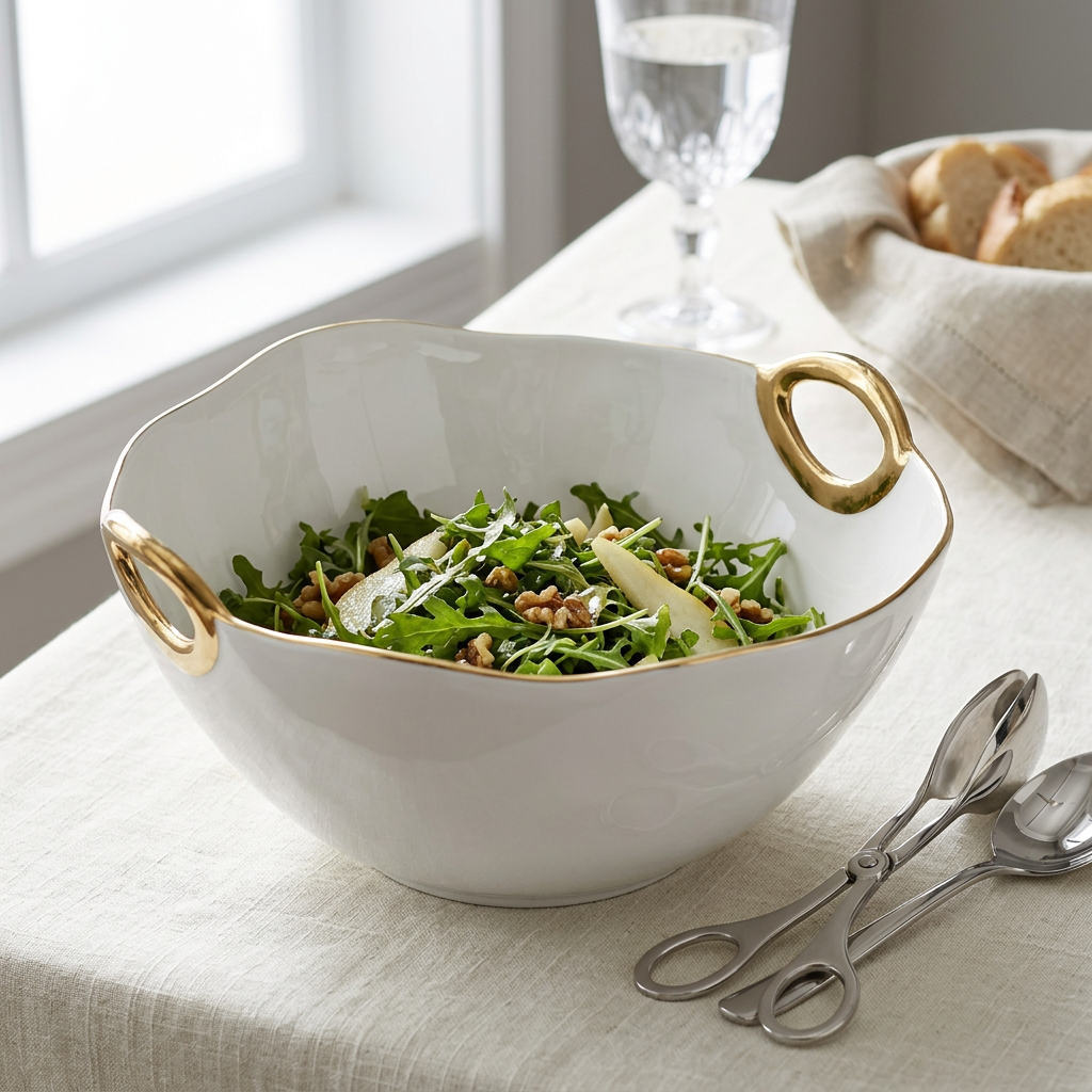 Bowl Golden Handles ambientado
