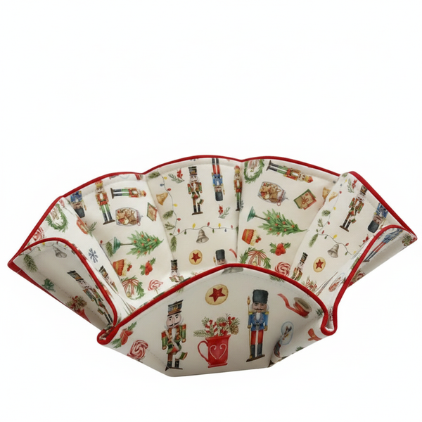 Bread Basket N119 con estampado Nutcracker