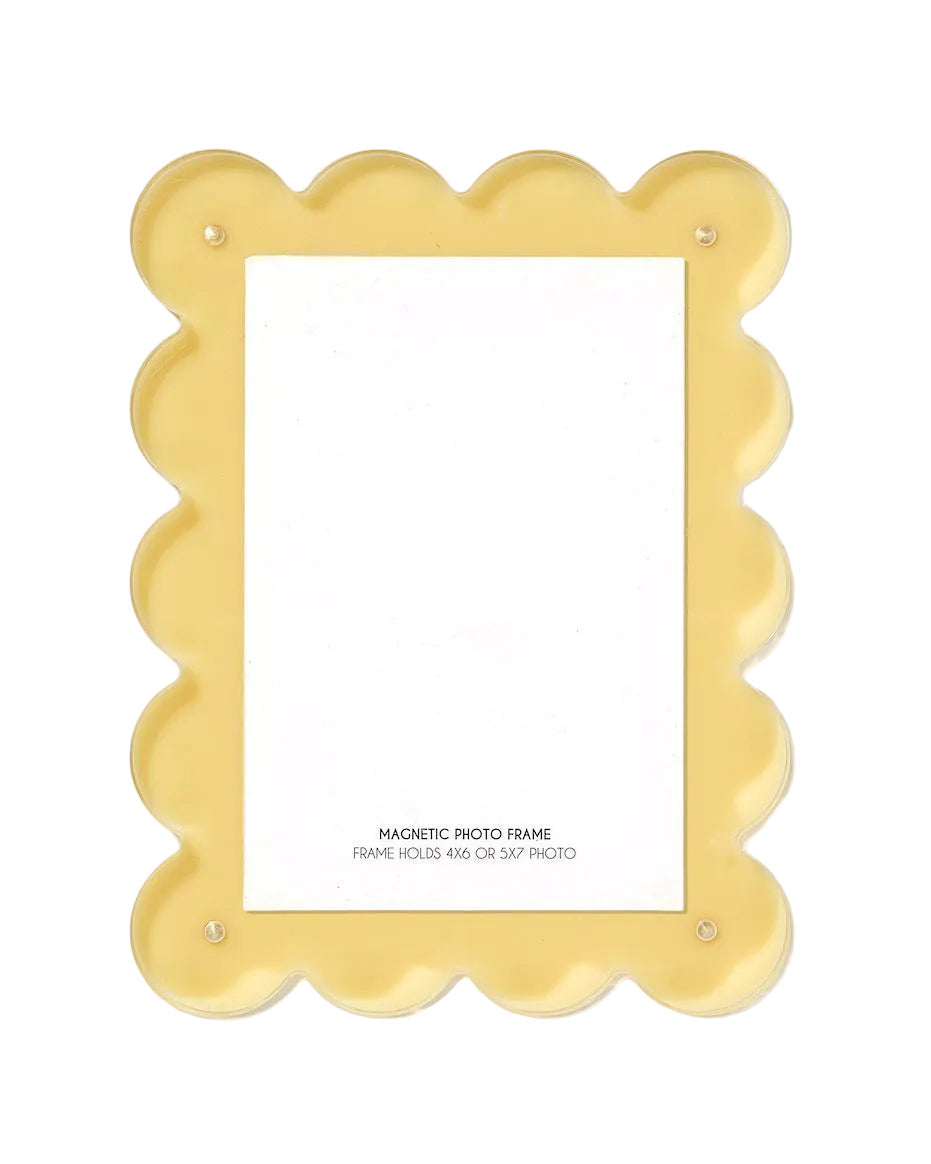 Buttered Frame Butter Yellow Acrylic Picture Frame – Il'argento