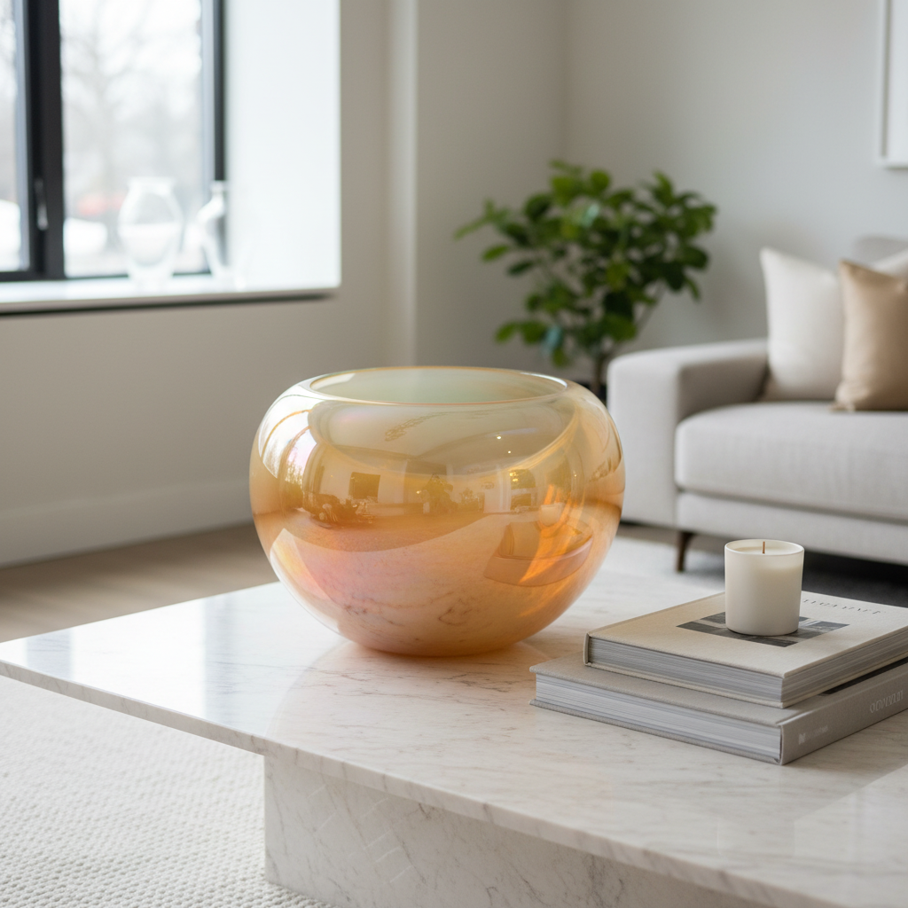 Caldera Iris Gold Bowl - Lifestyle