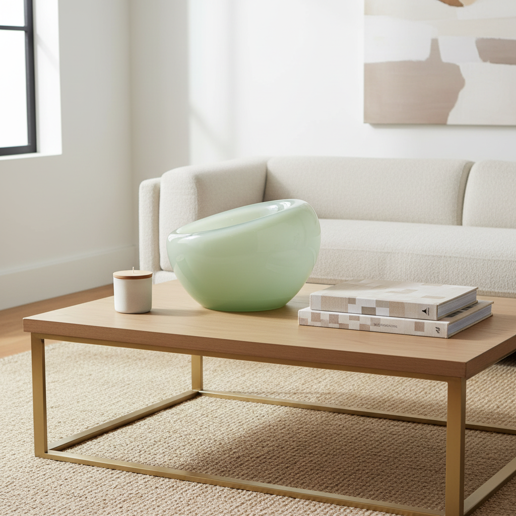 Caldera Large Green Bowl - Lifestyle