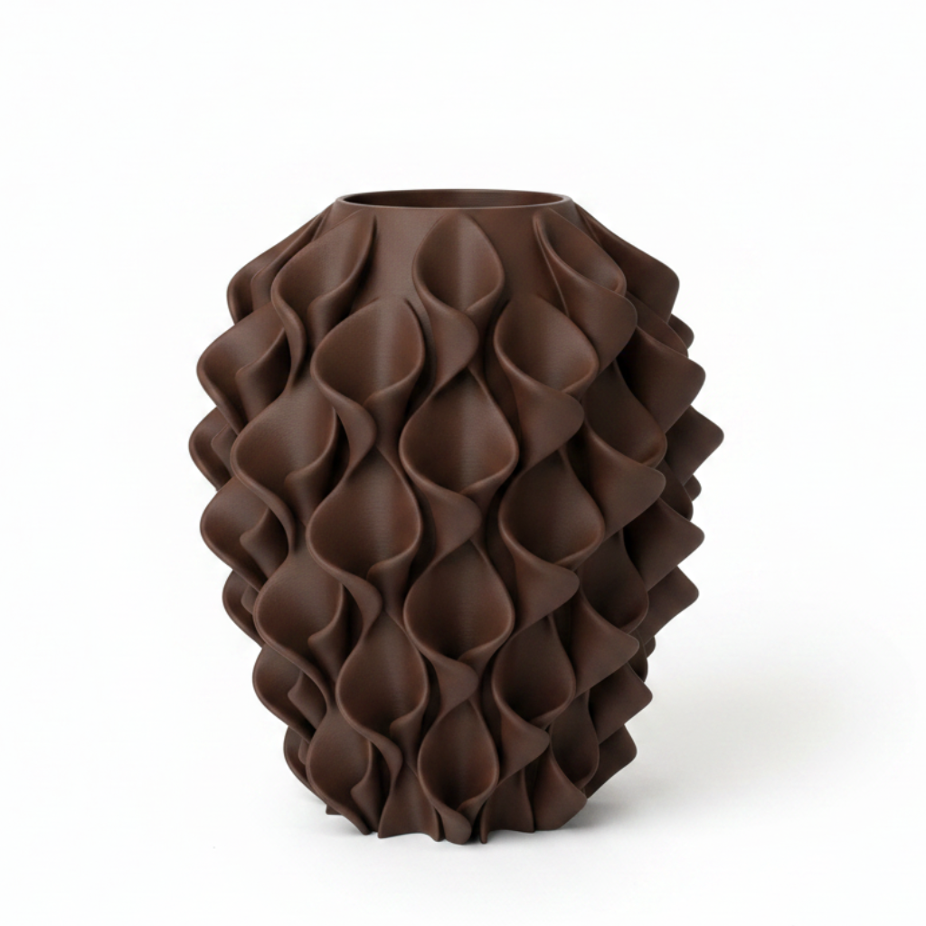 Calla Vase - Brown Medium