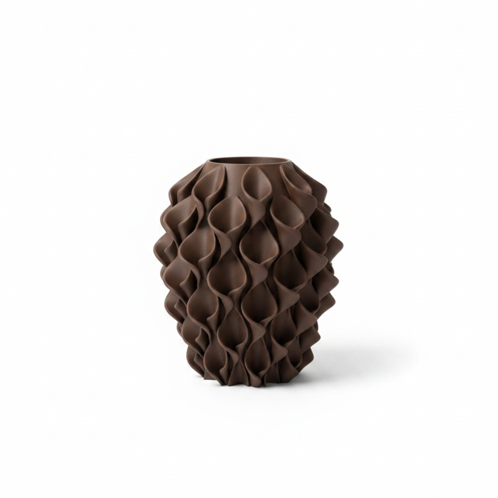 Calla Vase - Brown Small