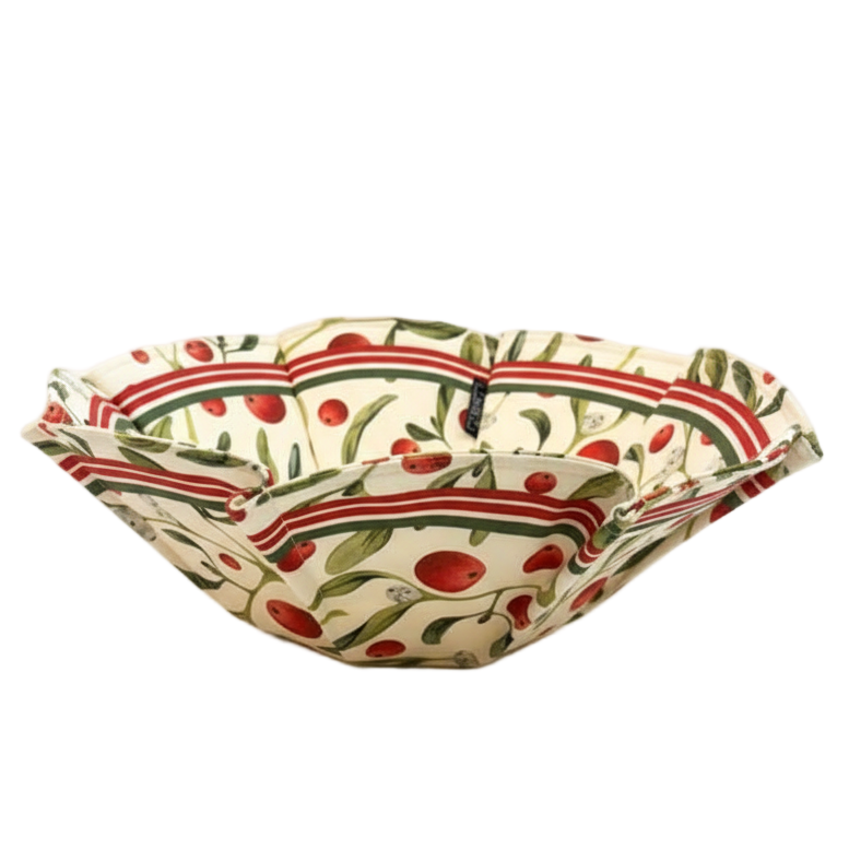 Christmas N120 Bread Basket Red Berries con fondo blanco