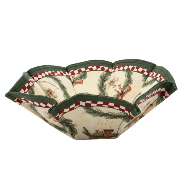 Christmas N122 Bread Basket Wreath Toys - ángulo frontal