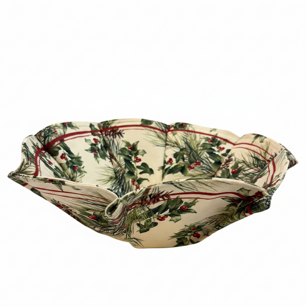 Christmas N130 Bread Basket Red con fondo blanco