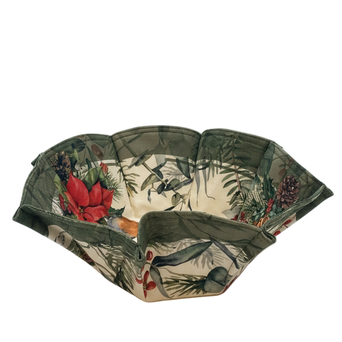 Christmas N54 Bread Basket Bird con fondo blanco