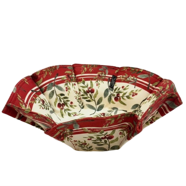 Christmas N67 Bread Basket Red Berries con fondo blanco