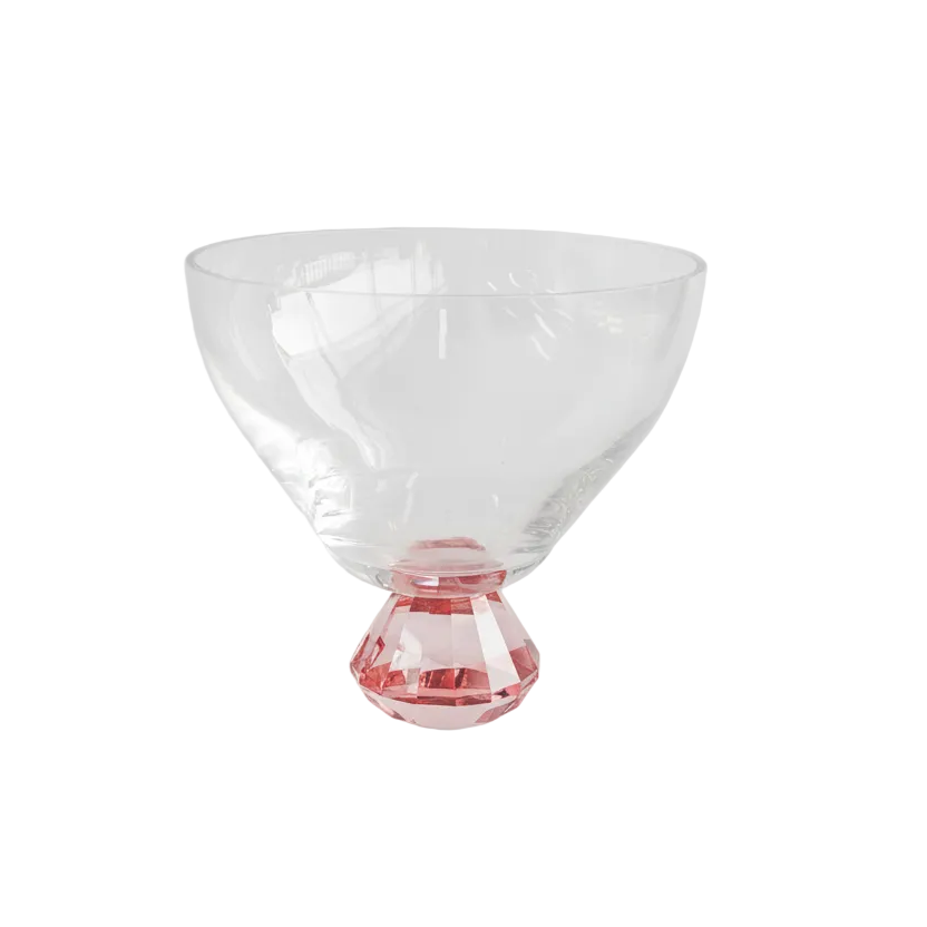Crystal Bowl transparente con fondo blanco puro