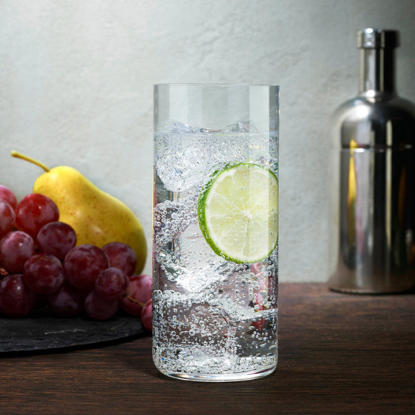 Finesse - Grid Long Drink Glasses (Set of 8)