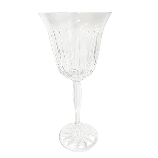 Water Goblet Stripes Clear(Set of 6)