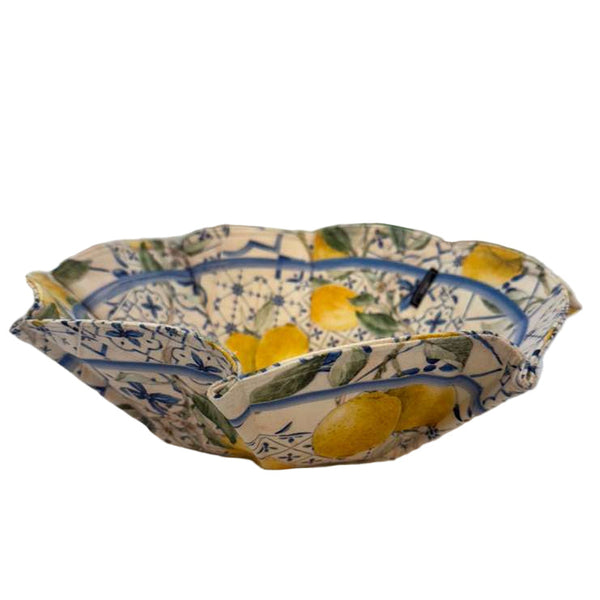 Fruit - F363 Lemon Bread Basket Light Blue
