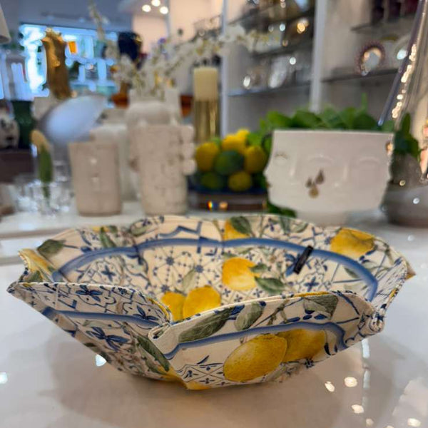 Fruit - F363 Lemon Bread Basket Light Blue