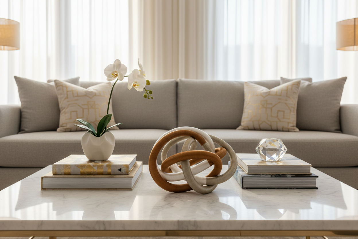 Fabric Knot sala elegante