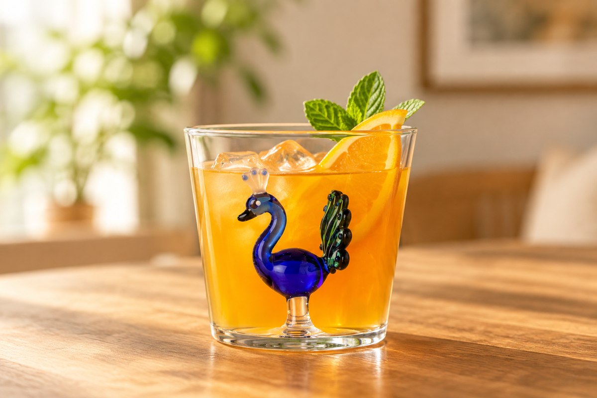 Foto ambientada - Animal Farm Tumbler Blue Peacock