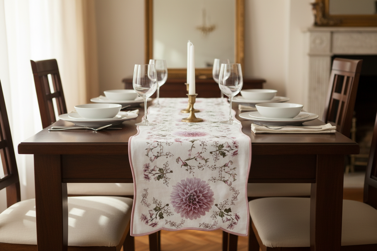 Garden - Blush Table Runner - Lifestyle