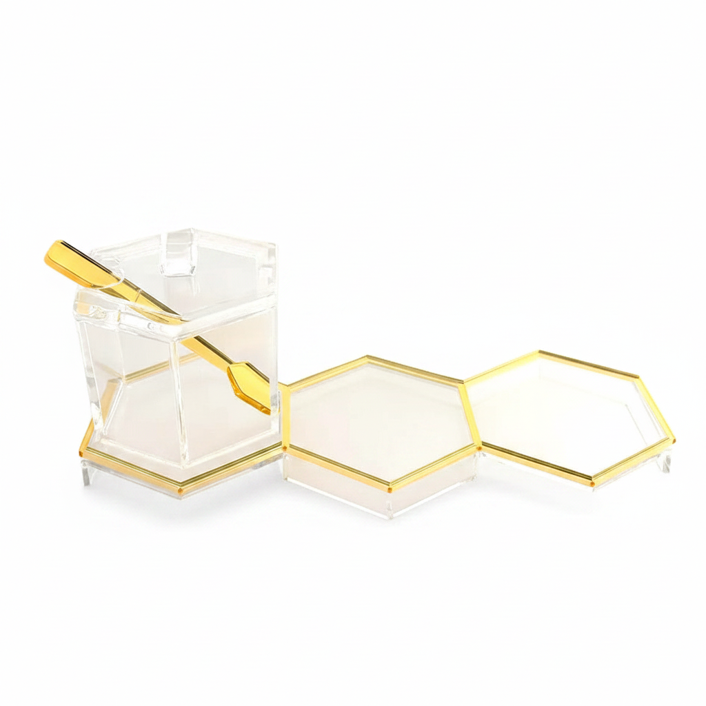 Honey Jar Set – Ajuste Final Fondo Blanco