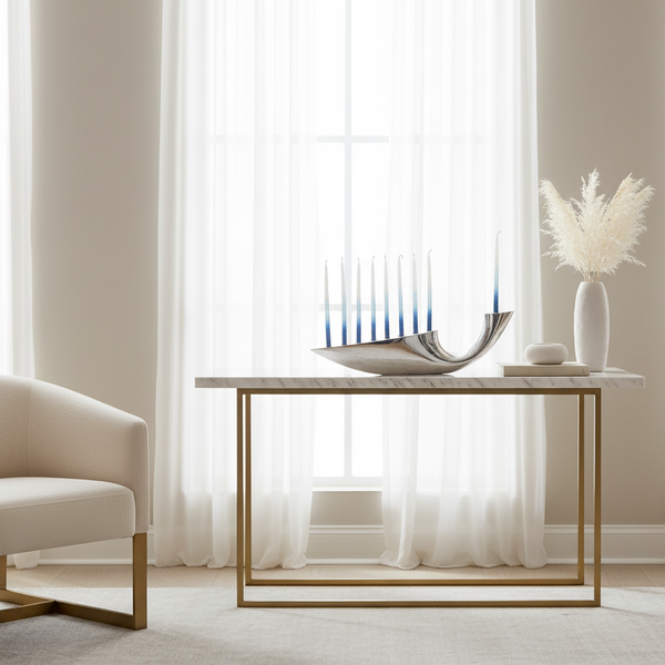 Illume Menorah - Elegant Room Setting