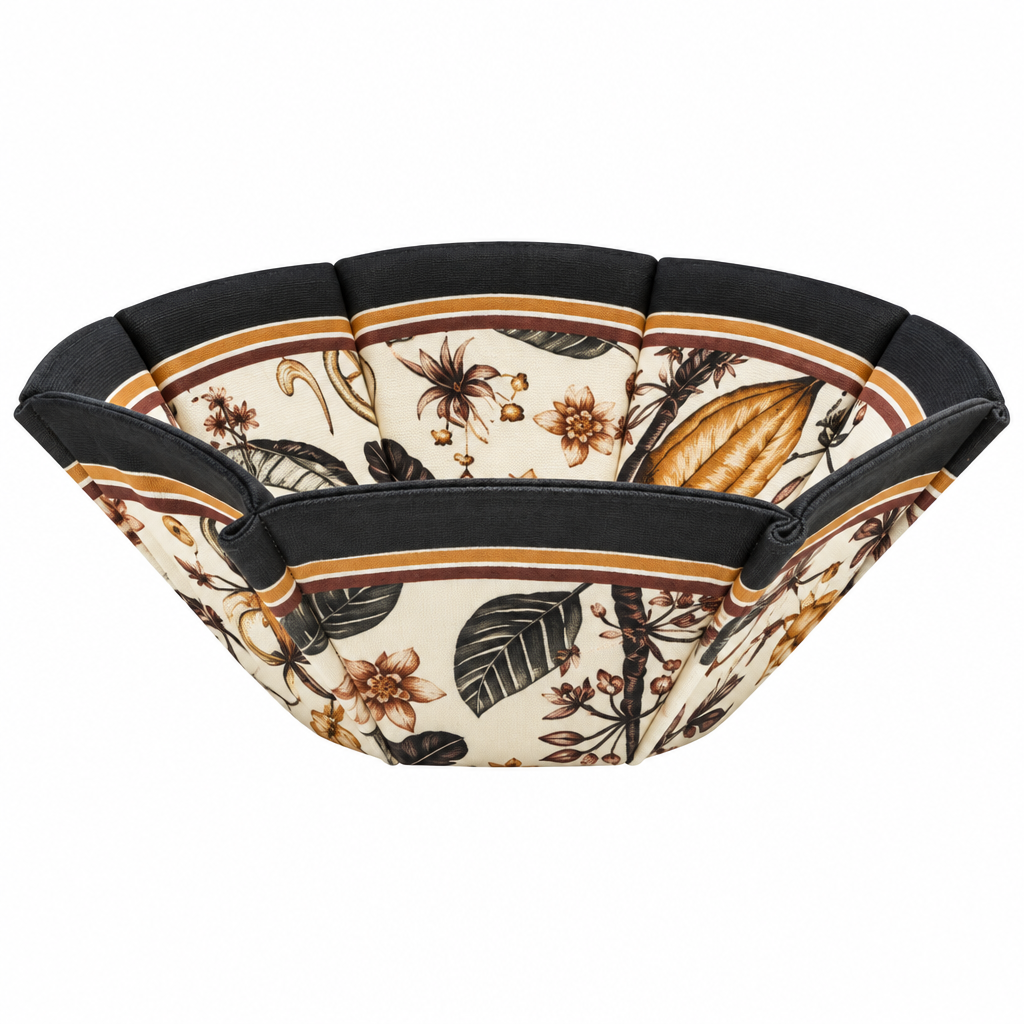 F450 botanical bread basket on pure white background