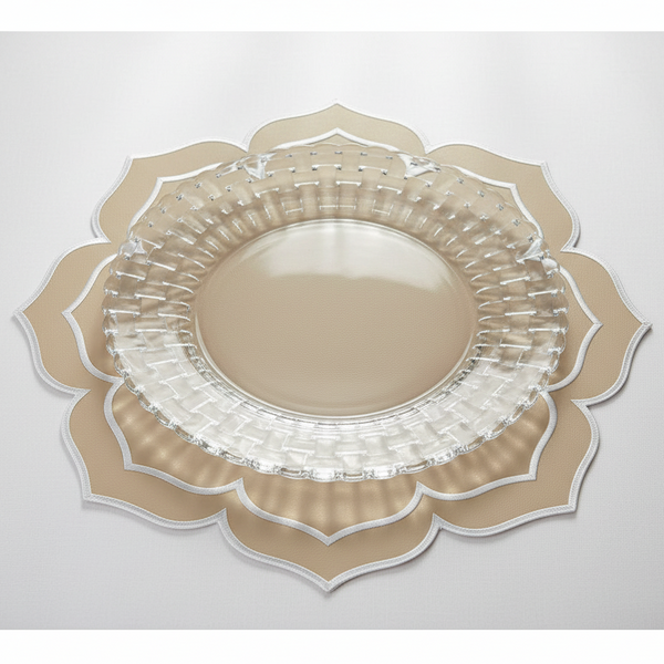 Individual Lotus con charger plate Bossa Nova