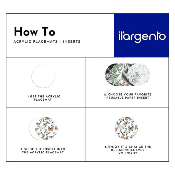 Acrylic Square Placemat (Set of 2)