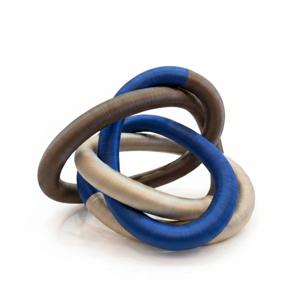 Knot Tricolor - Fondo Blanco