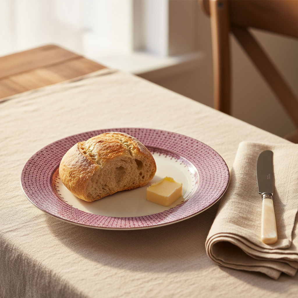 Lace Plum Bread & Butter Plate - Ambiente Elegante