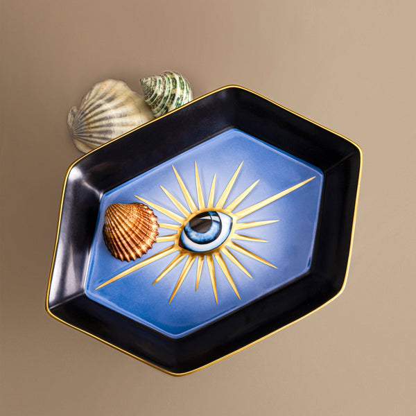 Lito - Eye Vide Poche Hexagon Tray Blue