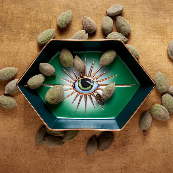 Lito - Eye Vide Poche Hexagon Tray Green