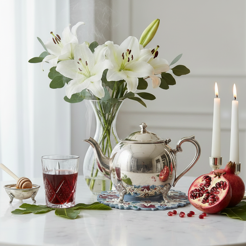 Lirio Trivet – Lifestyle con tetera
