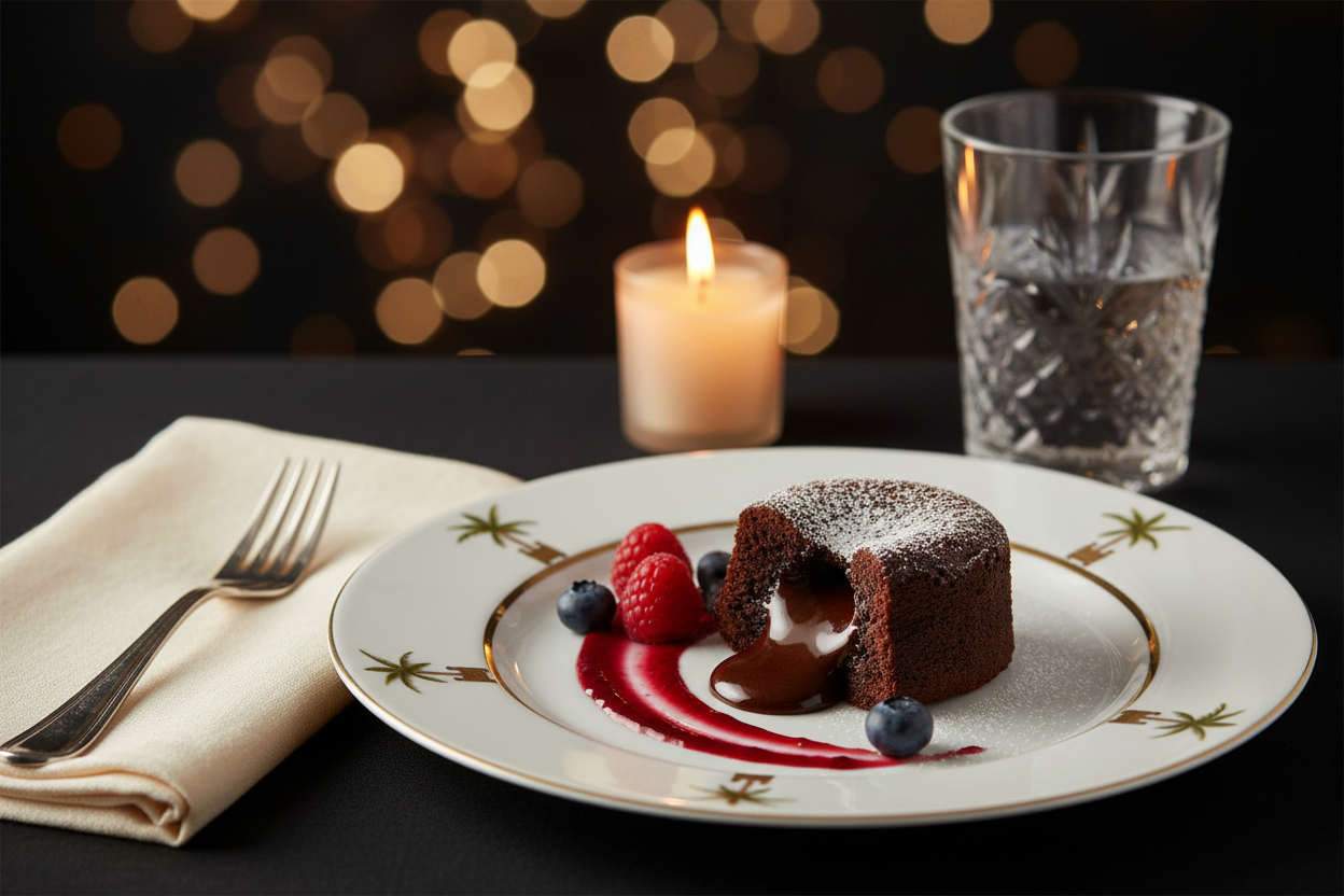Maldives Dessert Plate - Cena elegante