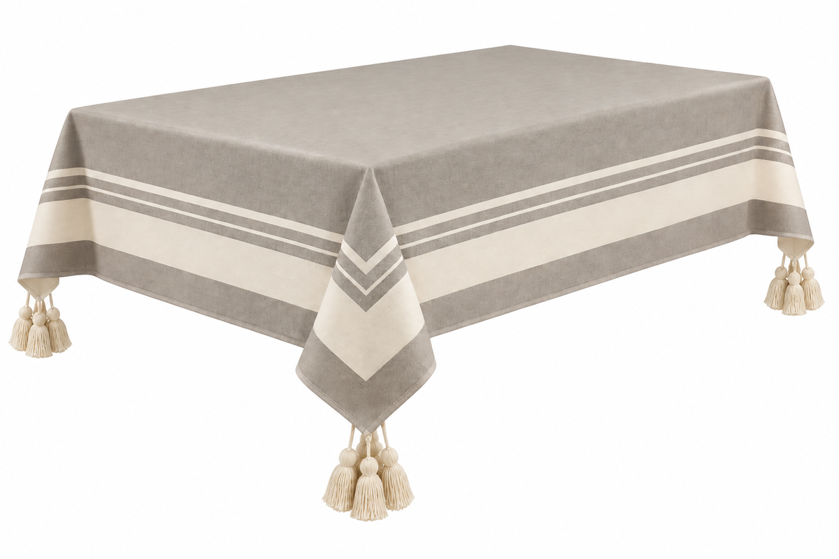 Mantel L1 extendido, aislado sobre blanco puro