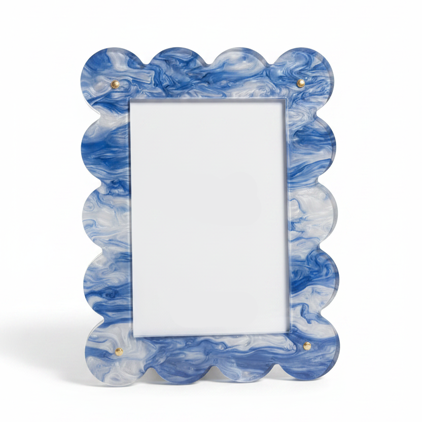 Marbled Blue Grande - Fondo blanco