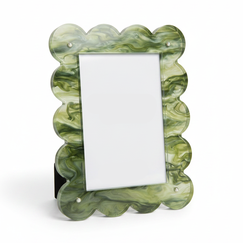 Marbled Green Grande - Fondo blanco
