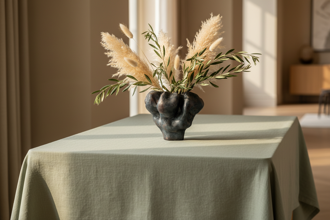 Menta + Timna Vase Aged Iron