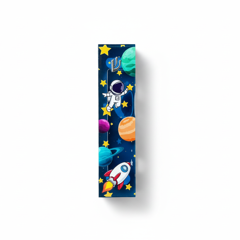 Mezuzah de acrílico MABS1 con fondo blanco