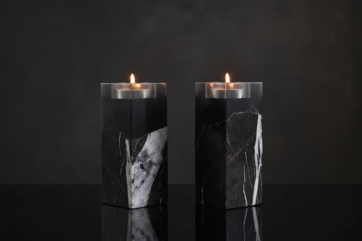 Mutual Candle Holders - Misma altura sin base