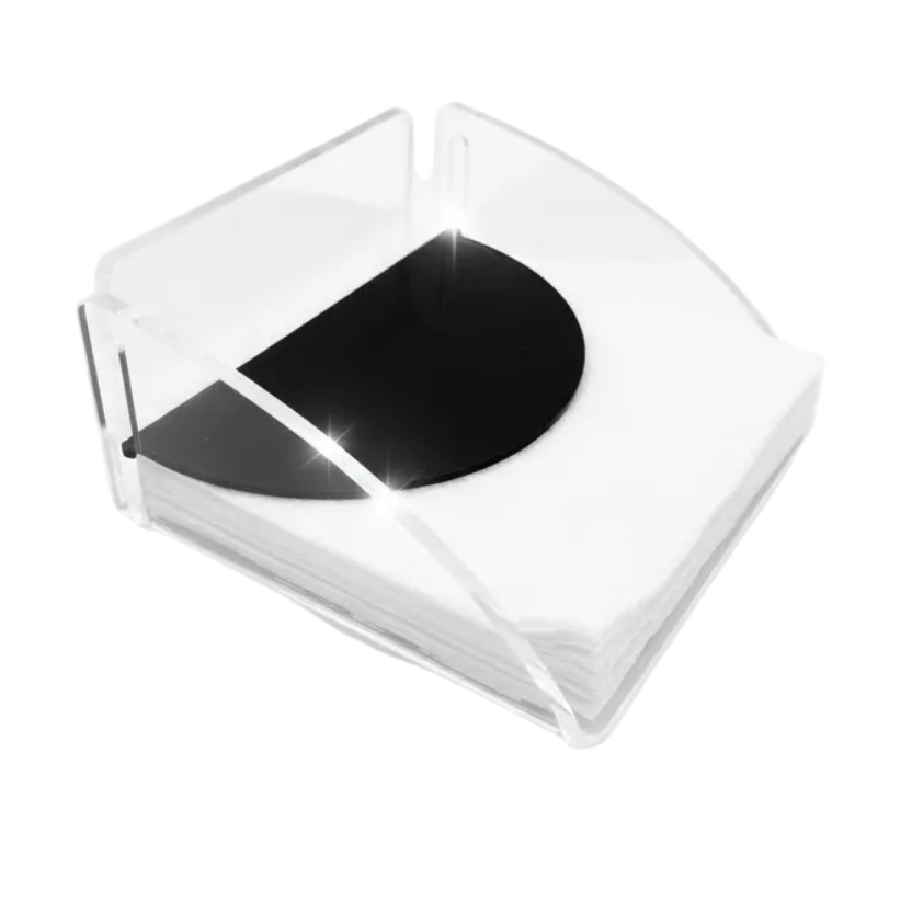 Napkin Holder ultra blanco y brillante