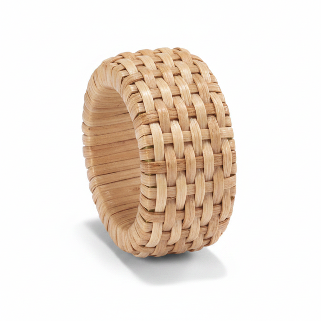 Napkin ring natural - fondo blanco