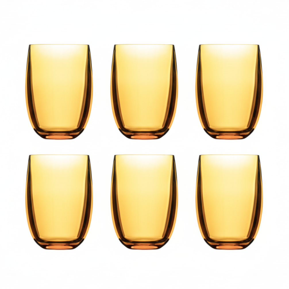 Oasis Amber Tumbler set de 6 fondo blanco