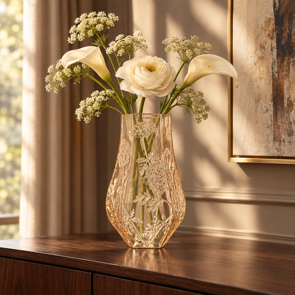 Ombelles Gold Luster en una escena elegante