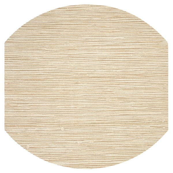 Grasscloth - Latte Elliptical Placemats (Set of 4)