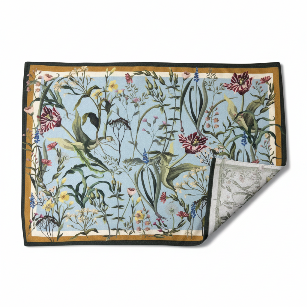 Placemat Dark Garden Double Sided