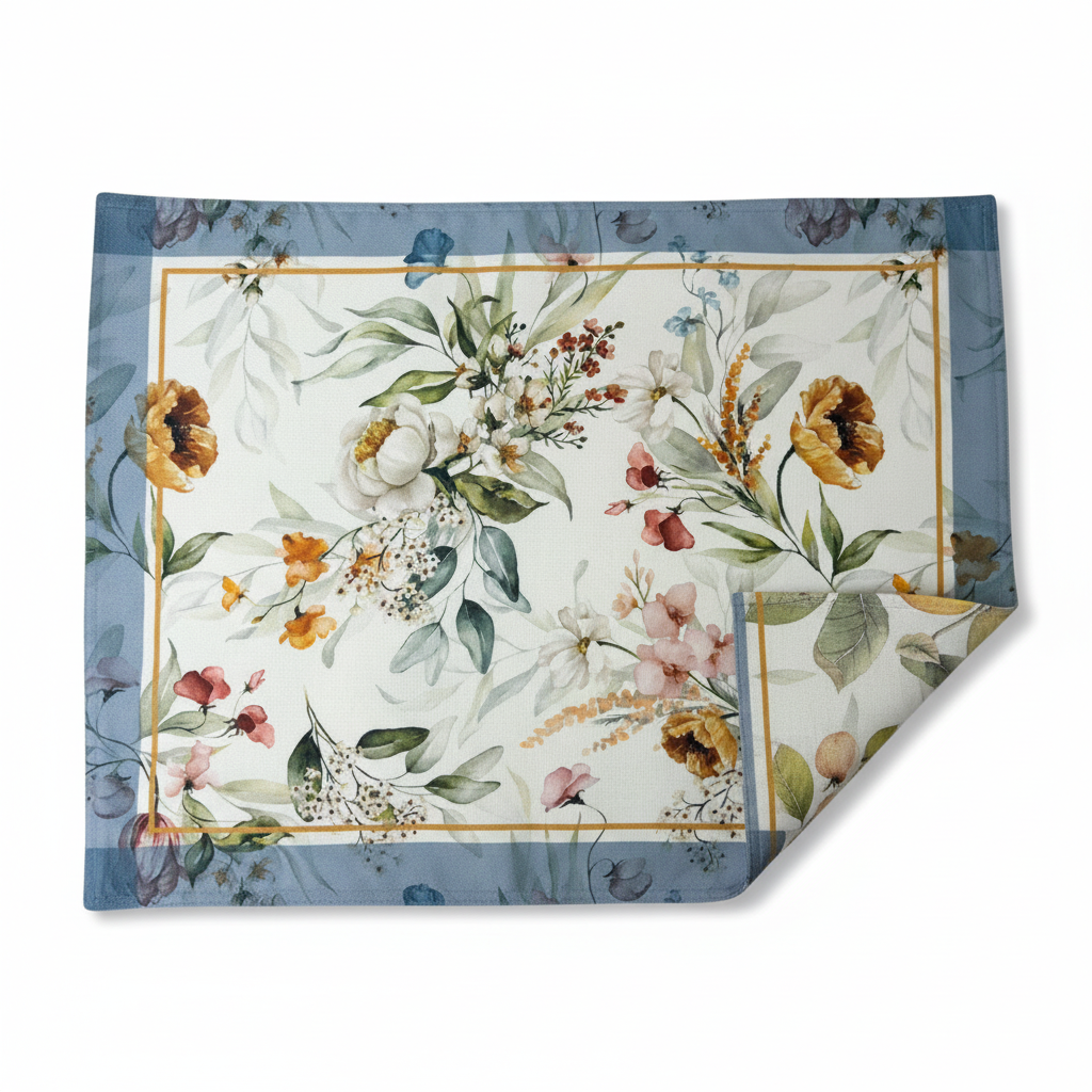Placemat Fruits & Flowers Double Sided