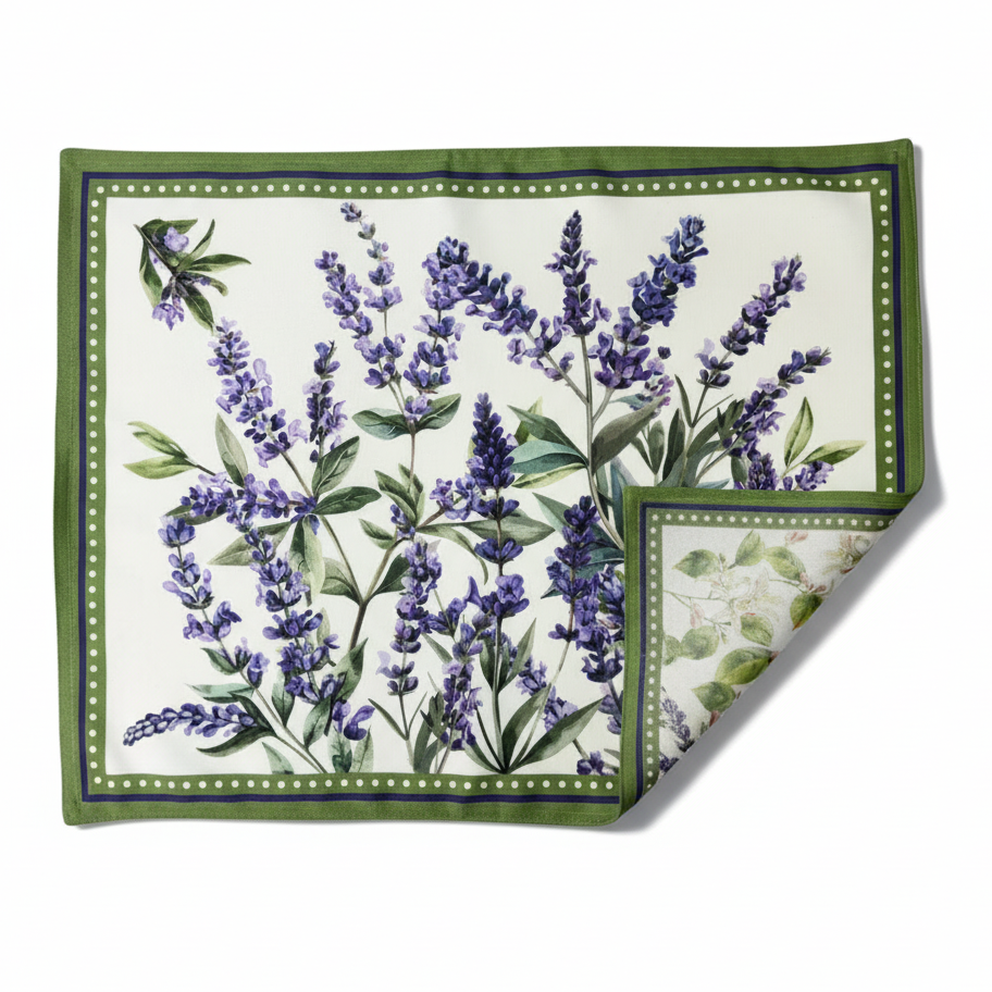 Placemat Lavender Butterflies Double Sided