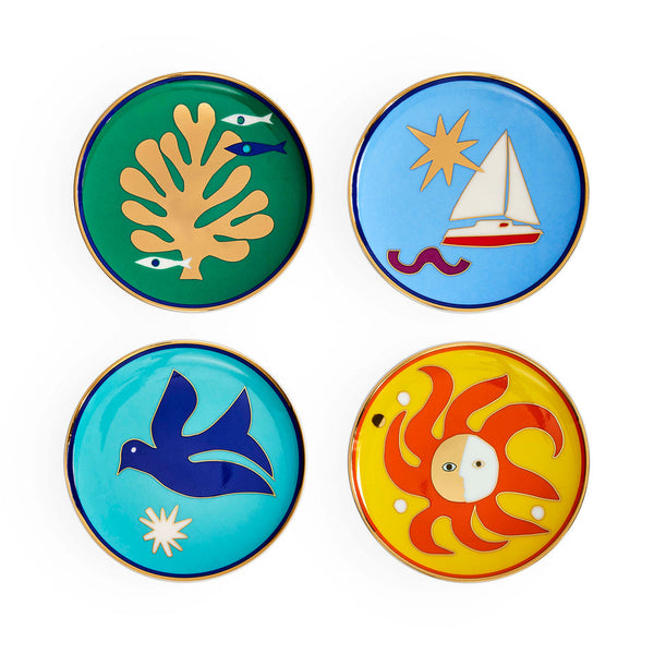 Playa Pop Coasters (Set of 4)